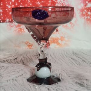 Hand-blown Margarita Glass 